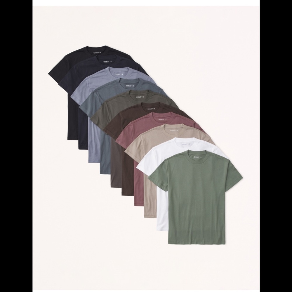 Abercrombie and Fitch 10 Pack TEE size XS